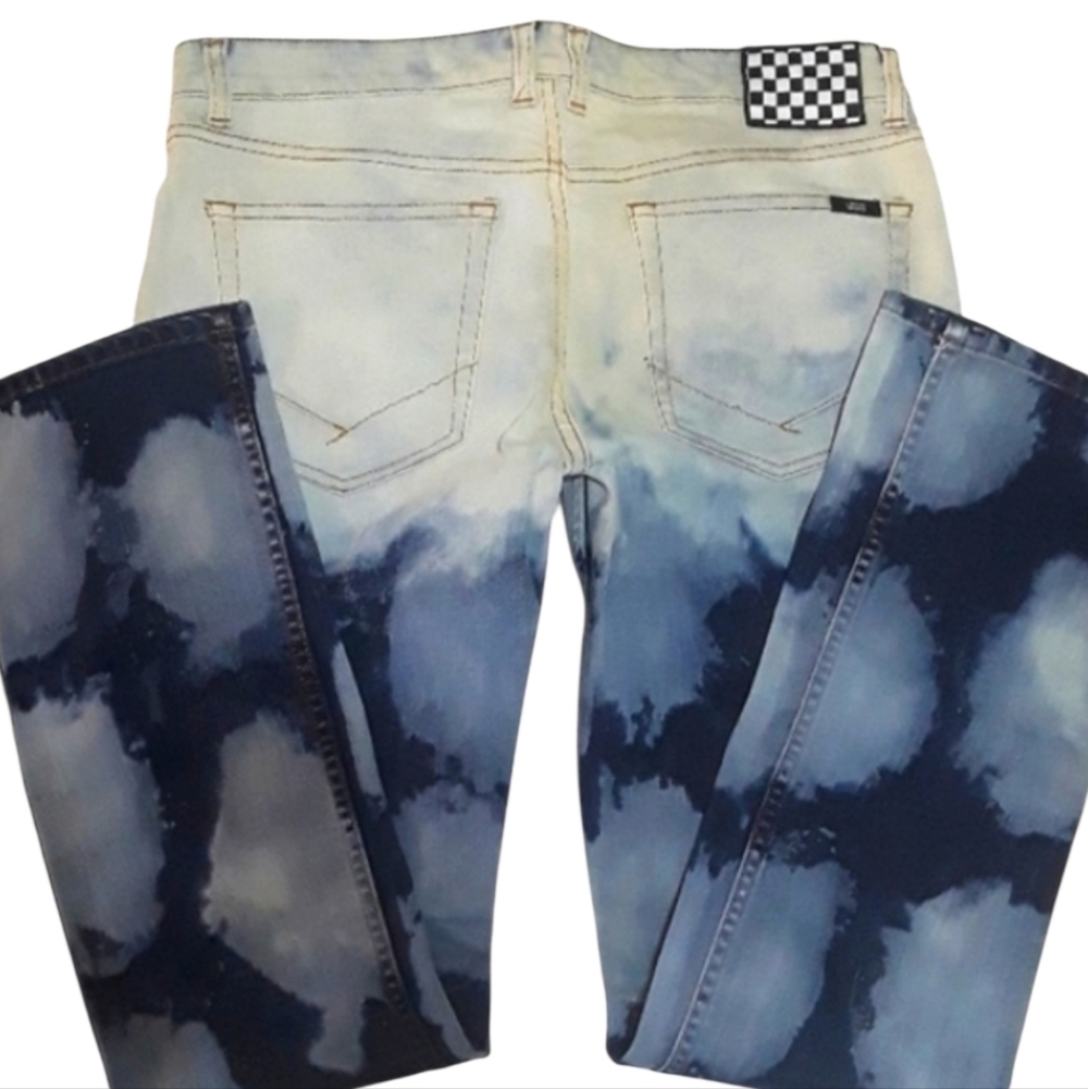 Vans Tie-Dyed Jeans with Stretch. Women's Size: Waist 11/12x31.5 Inseam.